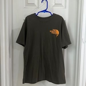 The North Face boys tshirt olive green size M 10/12
